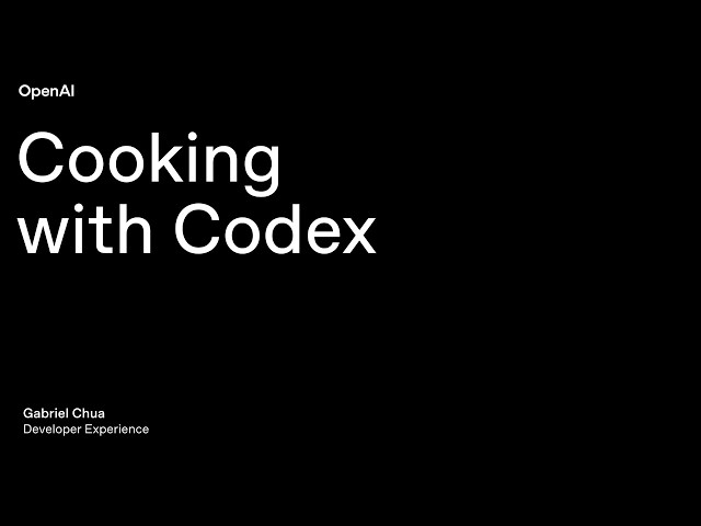 Cooking with Codex - WDS x JDSG Workshop