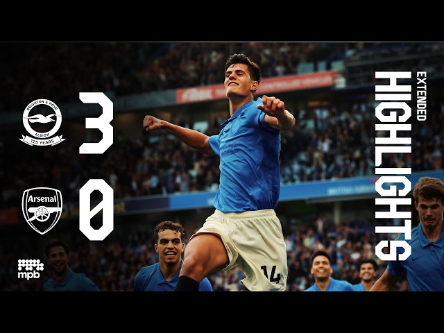 EXTENDED HIGHLIGHTS | Brighton v Arsenal | Premier League