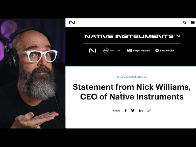Native Instruments CEO Responds to Insolvency News. Alles klar?