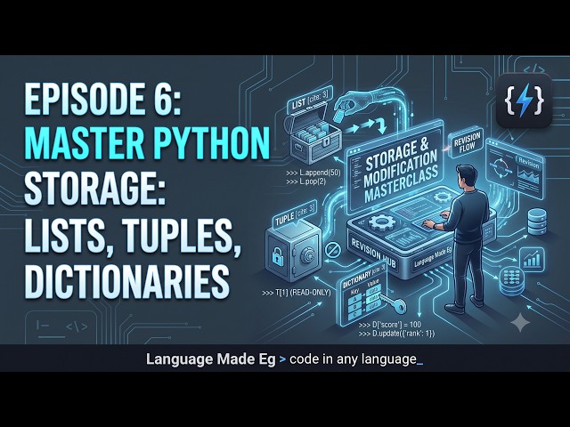 Python Data Structures - Lists, Tuples & Dictionaries Explained