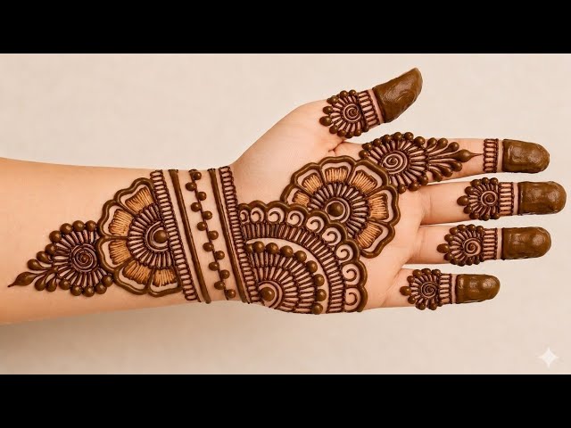 Simple Beautiful Easy Mehndi Design। Front Hand Mehndi Design । Mehndi ka Designs 2026 । Mehndi