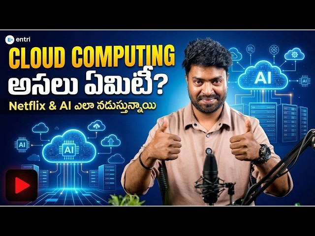 What is Cloud Computing in Telugu ? Types of Cloud Services Explained