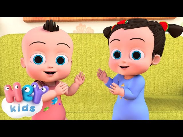 Bate, bate din manute 👏 Cantece pentru bebelusi | HeyKids