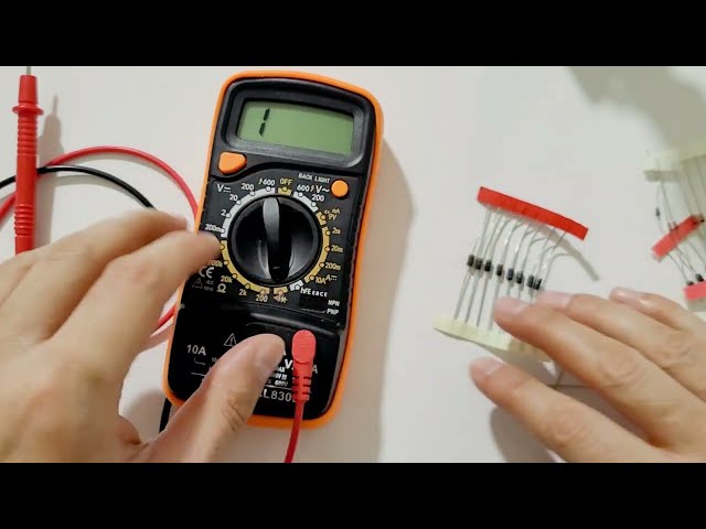 Electronics for Beginners #3 : Diodes Explained & Tested with a Multimeter