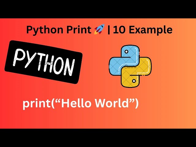 Python Basics: Learn the Print Function in Python | Code Mining