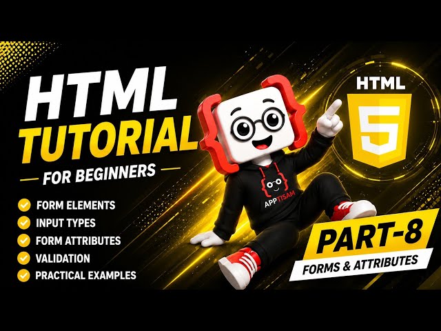 HTML Tutorial part-8 | forms and attributes #htmltutorial