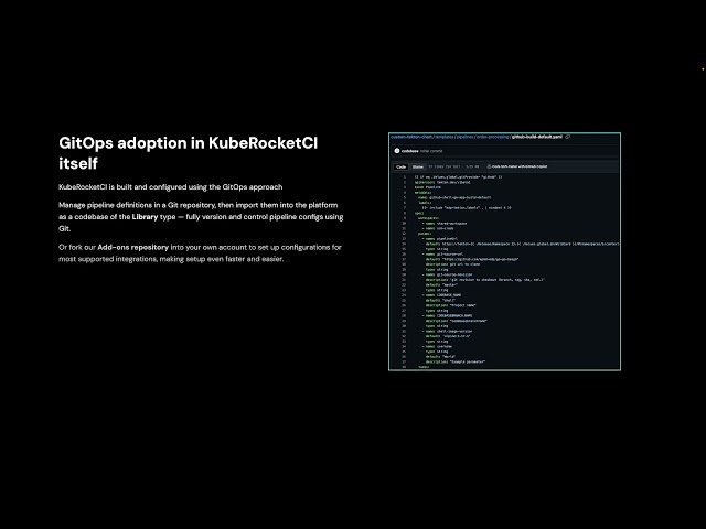 KubeRocketCI: GitOps Overview