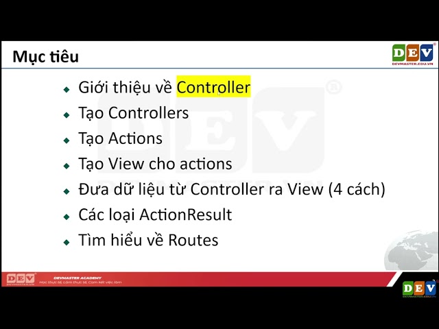 ChungTrinhj - #K24CNT1-.NET #Lesson02 - Giới thiệu về Controller Trong Aspnetcore MVC - Part1