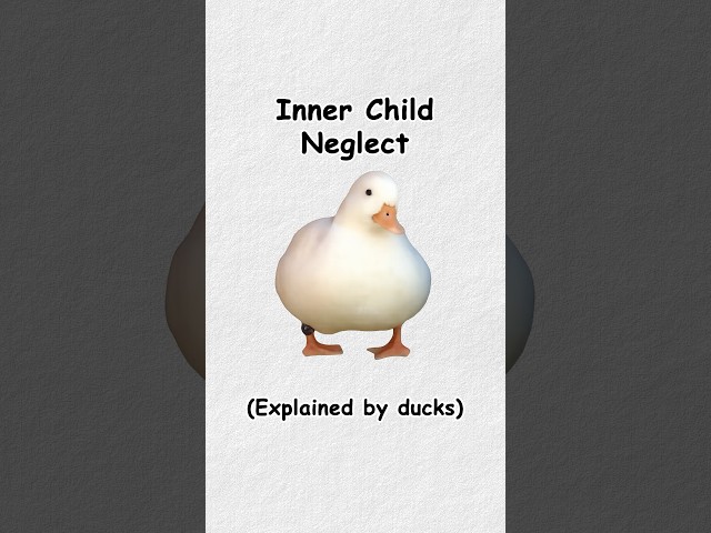 Inner child neglect (explained by ducks)