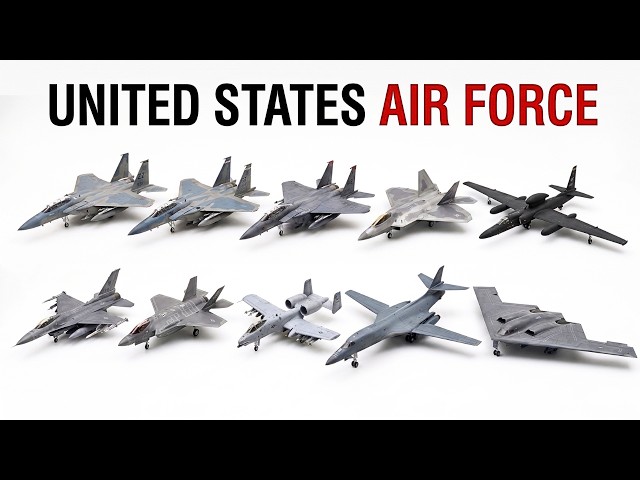 Every USAF Aircraft Explained in 17 Minutes (UPDATED)