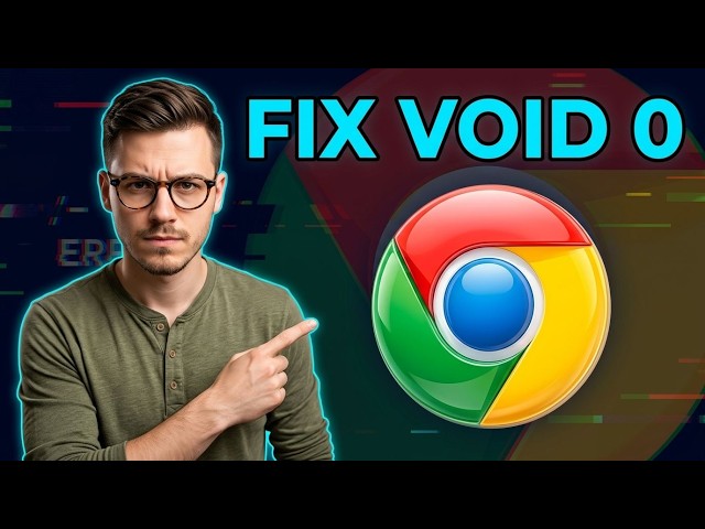 How to Fix “javascriptvoid0” Error in Google Chrome on Windows 10 [2026 Guide]