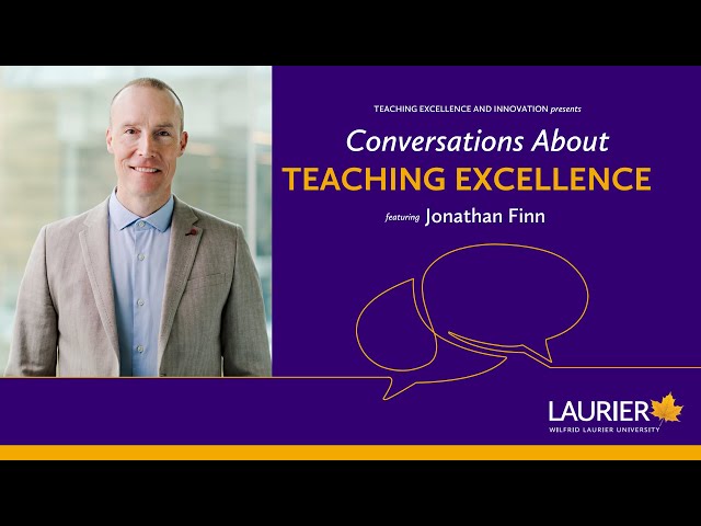 In Conversation with Jonathan Finn: Personalising Learning with Innovation at Laurier