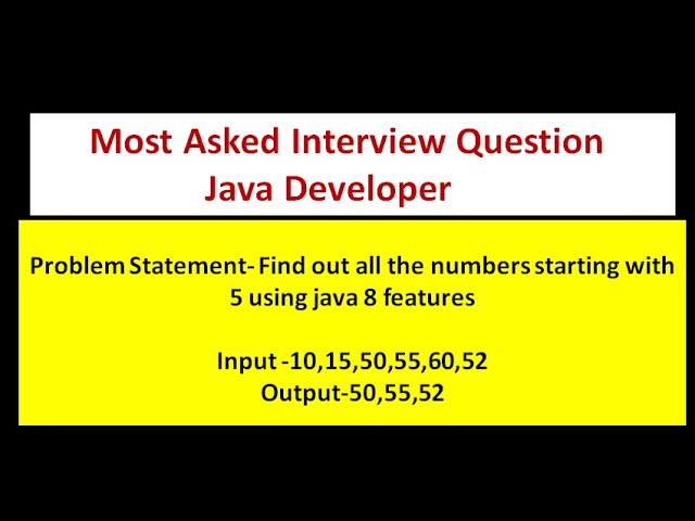 Most asked java interview questions in java 8 || java 8 interview question