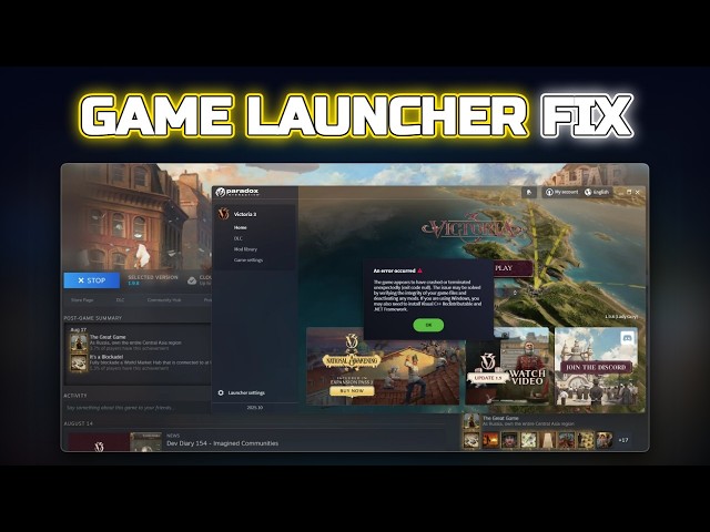 Fix NET Runtime Error Game Launcher Wont Open in Windows