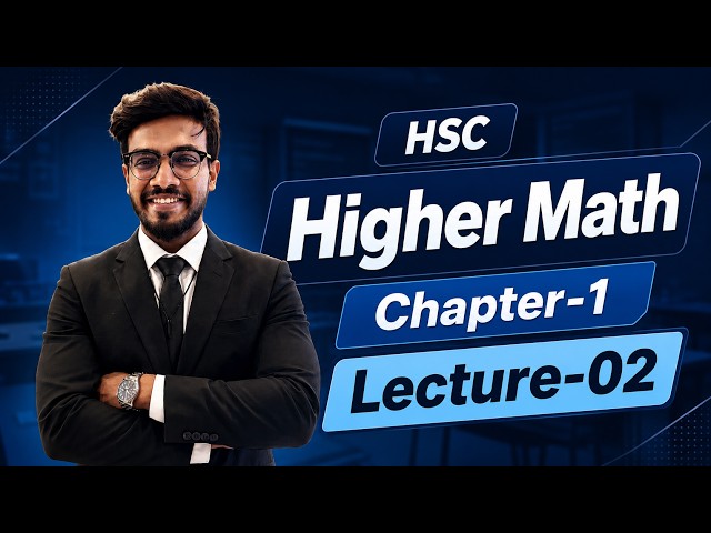 HSC Higher Math Live Chapter-1, Lecture-02 — Matrix & Determinants Concepts • Methods • Exam Tips