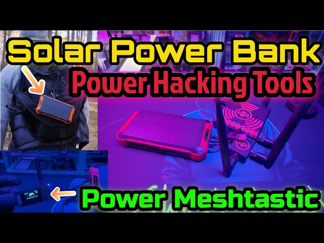 Off-Grid Power for Your Hacking Tools and Communication Devices – The All-in-One Solar Power Bank!