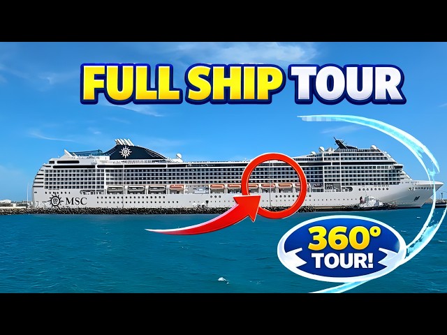 MSC Musica FULL Ship Tour in 360°… Explore Every Deck in VR