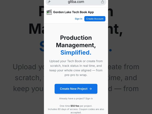 Gordon Lake Tech Book App Walkthrough