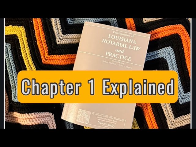 Chapter 1: The Role of the Notary in the Civil Law Tradition