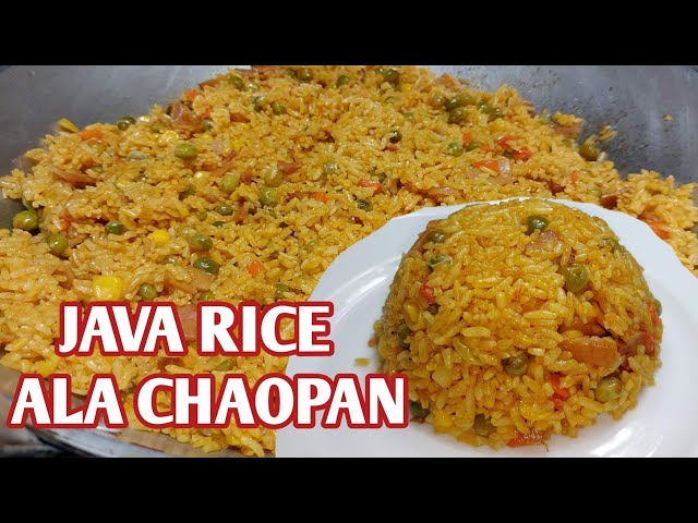 JAVA RICE PINOY RECIPE/PANLASANG PINOY/RICE RECIPE