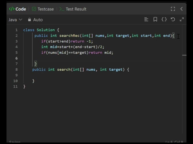 Binary search -Follow for more #java #problemsolving #learning #explorepage #code 