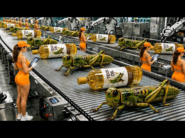 Inside a Locust Oil Factory: From Live Insects to Valuable Oil Manufacturing