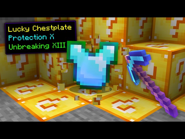 Lucky Blocks, But Infinite Enchants...