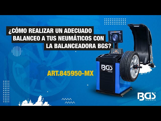 Art.845950-MX ¿Cómo realizar un adecuado balanceo a tus neumáticos con la balanceadora BGS?