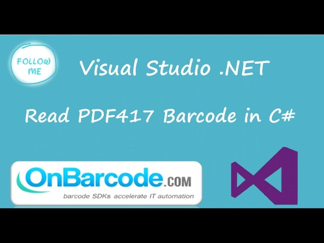 How to scan, read PDF417 2D barcode image using OnBarcode C# PDF417 Barcode Reader library