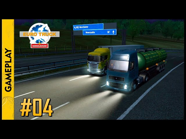 EURO TRUCK Simulator (Newcastle x London x Manchester)(Gameplay) #04