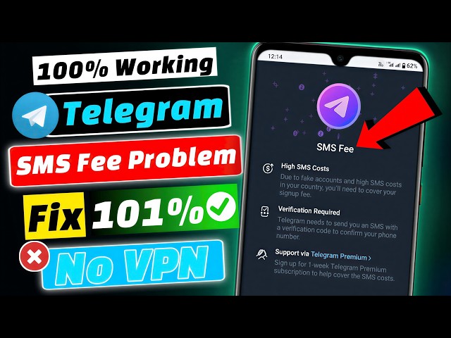 How To Fix Telegram Code SMS Problem (2026) | Fix Telegram SMS Fee Problem | Telegram Login Problem
