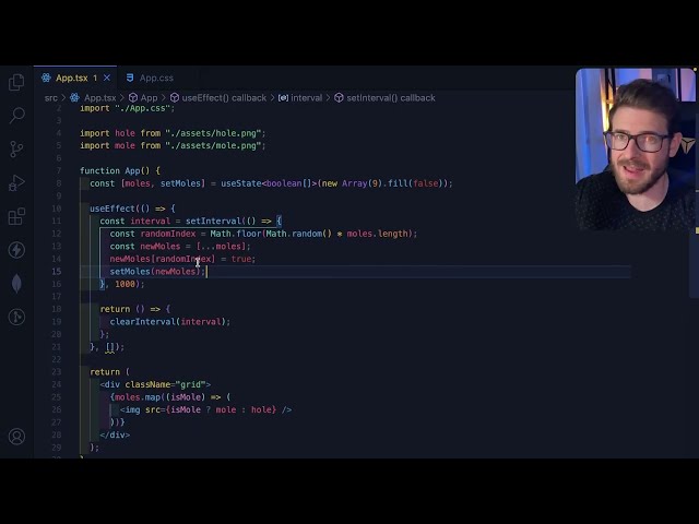 Can you solve this beginner react challenge? - wack-a-mole