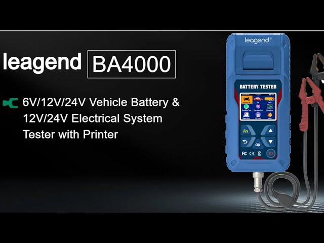 Leagend BA4000 Battery Analyser and Tester demonstration