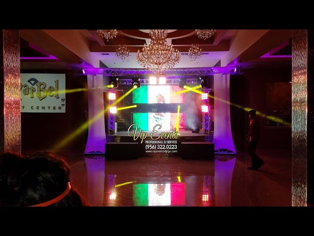 VIP Events DJ Service with LED video Screen + GLOW SHOW + LED BOT @ MarBel Event Center RGV