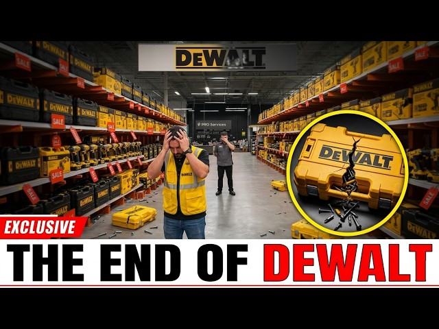 DeWalt se está derrumbando rápidamente, ¡y la cruda realidad es peor de lo que imaginas!