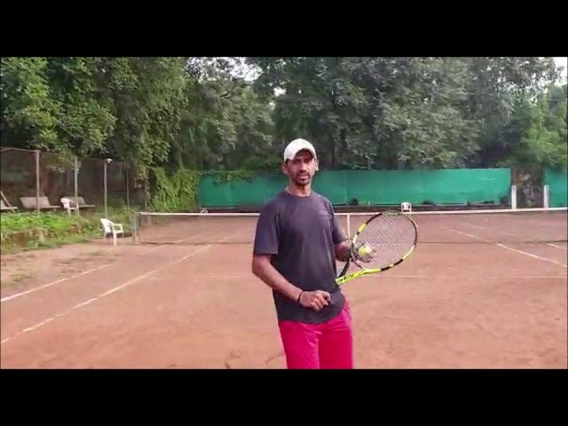 Sangram's tennis master class:- How to kick/second serve tutorial.[2019]