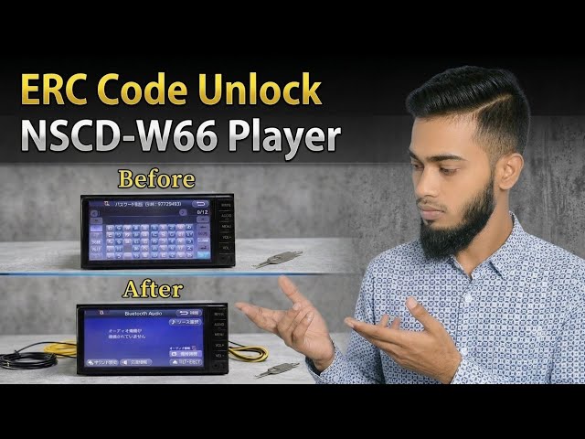 ERC Code Unlock NSCD-W66 Player || How To Fix ERC Code Japanese Player || ERC Code Unlock