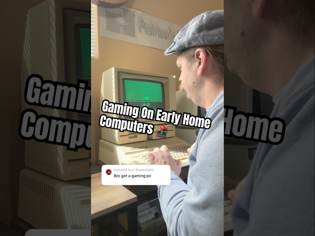 Gaming On Early Home Computers: Atari 400-Frogger, Commodore 64c-Flight Sim II, Apple IIe-Karateka