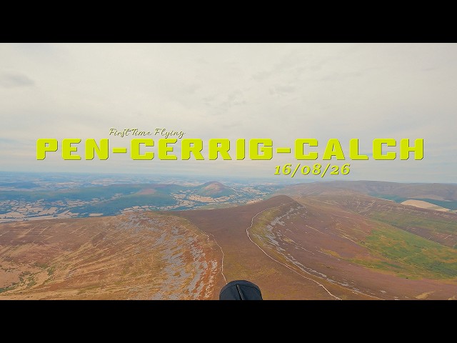 PEN-CERRIG-CALCH Paragliding