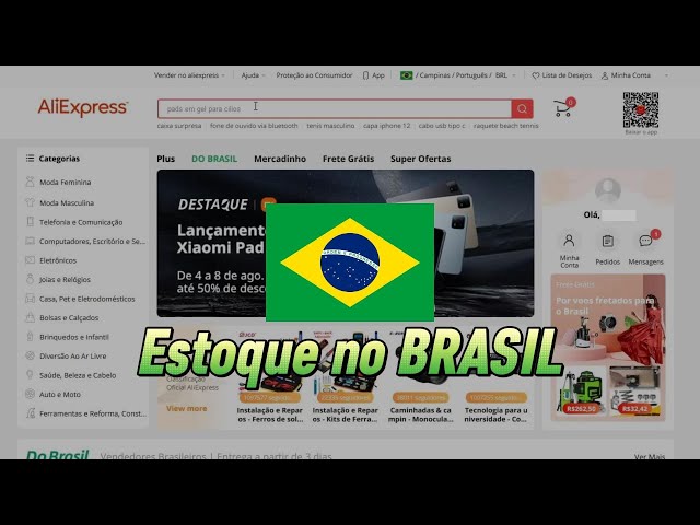 How to avoid being taxed on AliExpress - Stock in Brazil