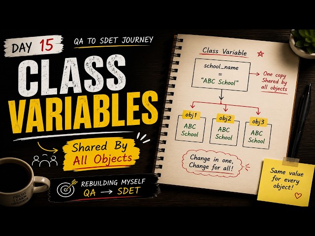 What are Class Variables in Python? | OOPS Explained