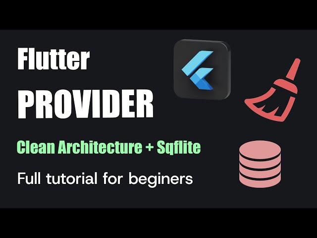 Flutter App with CLEAN ARCHITECTURE & PROVIDER | Full Step-by-Step Guide | Master State Management