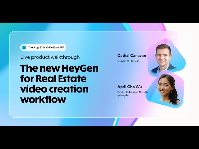 Live product walkthrough: The new HeyGen for Real Estate video creation workflow