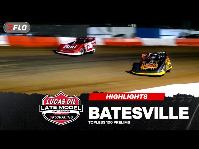 Topless 100 Prelims | Lucas Oil Late Models at Batesville Motor Speedway 8/14/26 | Highlights