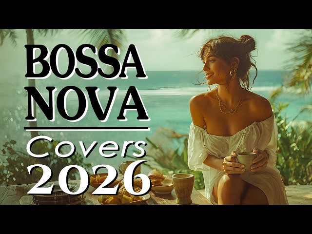 🏆 12 Hours of Best Bossa Nova Covers  Soft Summer Bossa Nova Music for Every Coffee Moment ☕