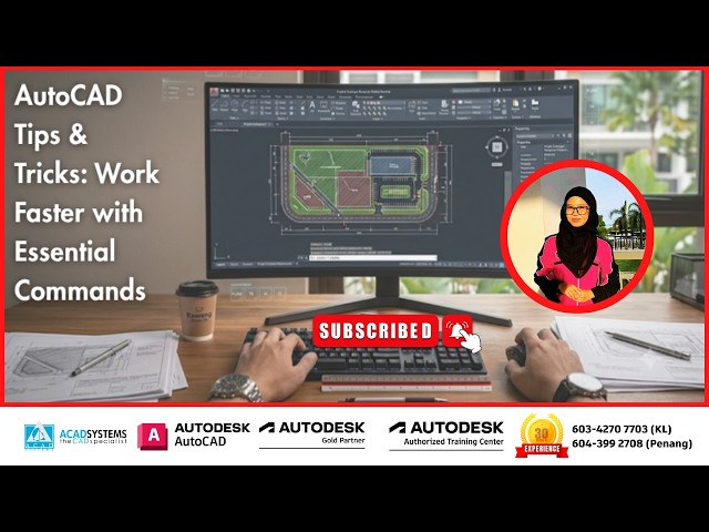 AutoCAD Tips & Tricks: Work Faster with Essential Commands
