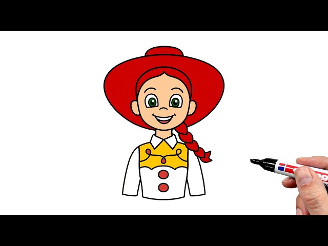 How to Draw Jessie From Toy Story 5