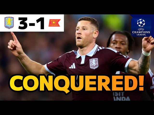 Villa CRUSH the Vikings at Villa Park! Aston Villa 3-1 Viking FK