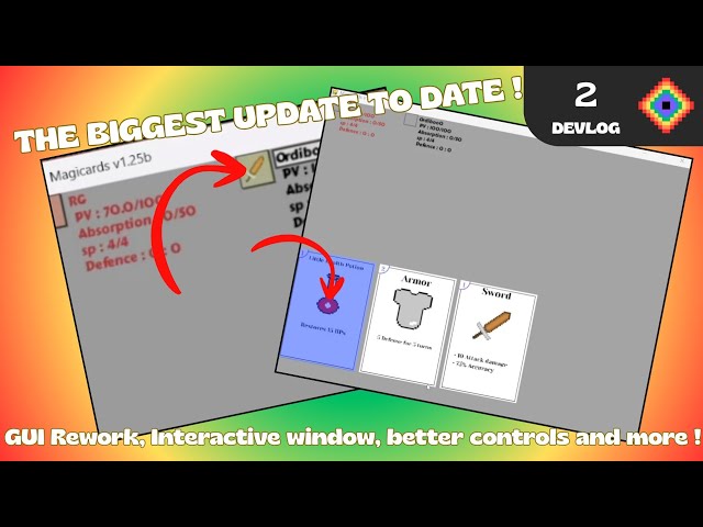 MAGICARDS Devlog n°2 : The biggest update to date !
