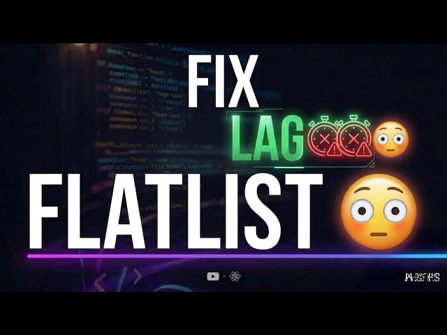 FlatList Optimization ⚡ React Native